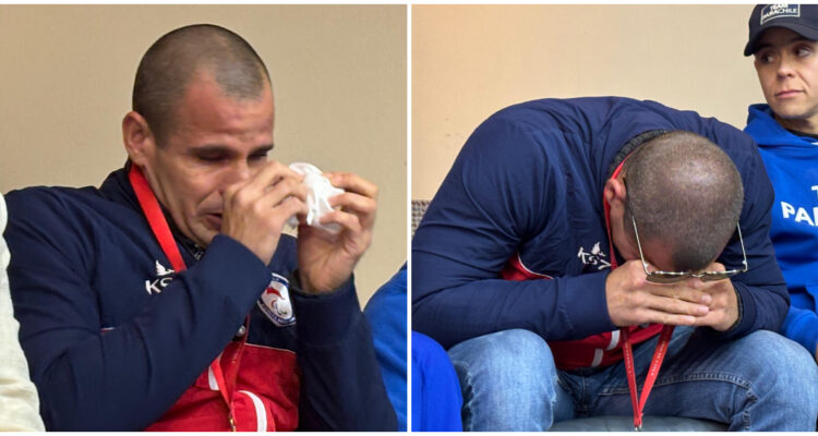 Yunerki Ortega llora al recibir nacionalidad chilena por gracia