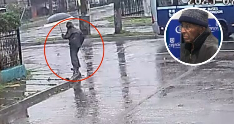 Adulto mayor desaparecido en Hualpén