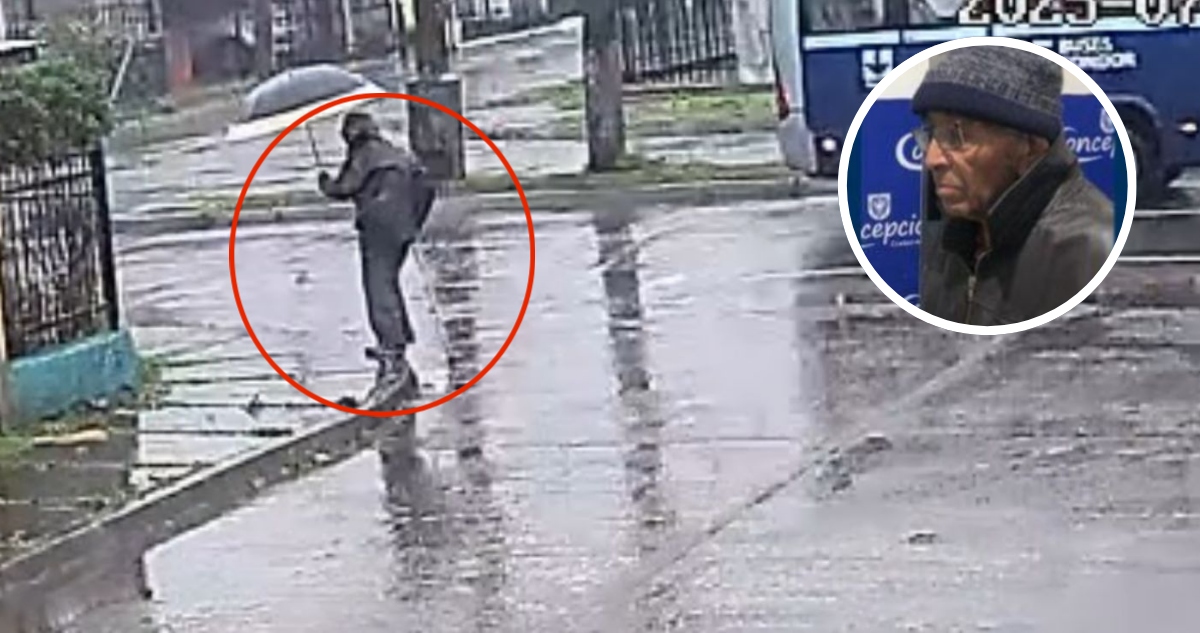 Adulto mayor desaparecido en Hualpén