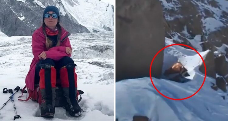 Natalia Nagovitsyna está atrapada a 7.000 metros, fracturada y con 30º grados bajo cero.