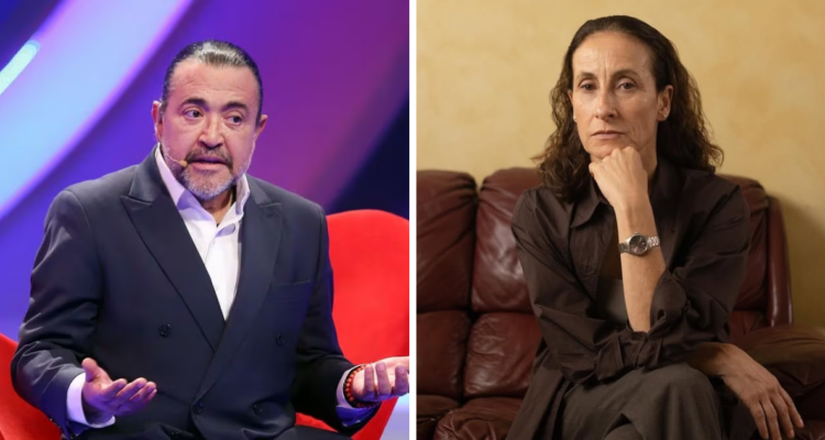 Leo Caprile y Amparo Noguera en referencia a dichos de la actriz contra la farándula