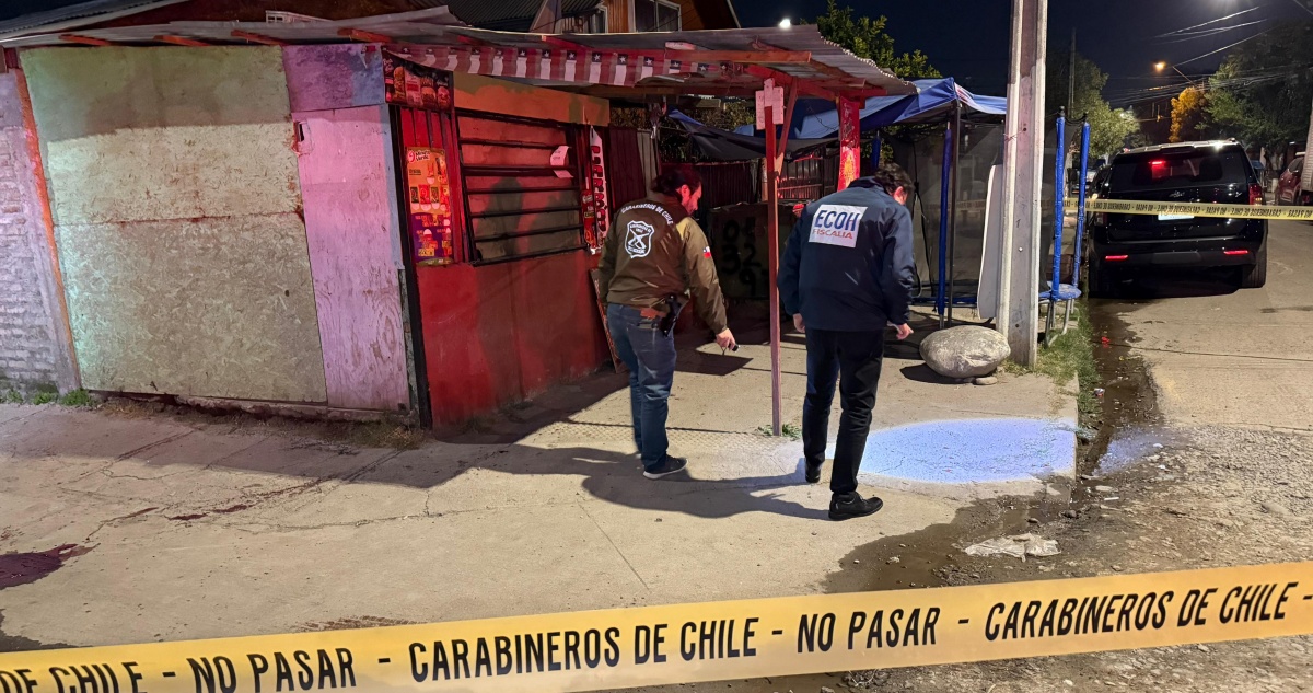 Violenta noche en La Pintana: un muerto y 3 heridos en dos ataques armados que nadie quiso denunciar