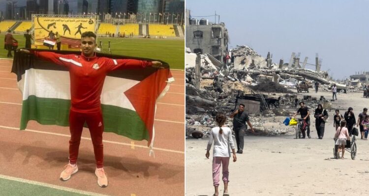 atleta palestino muerte Gaza