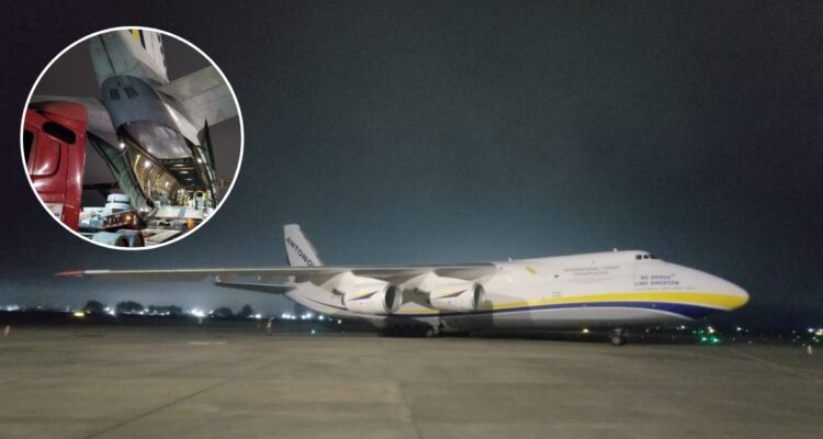 AVIÓN DE CARGA MÁS GRANDE DEL MUNDO ATERRIZA EN CARRIEL SUR