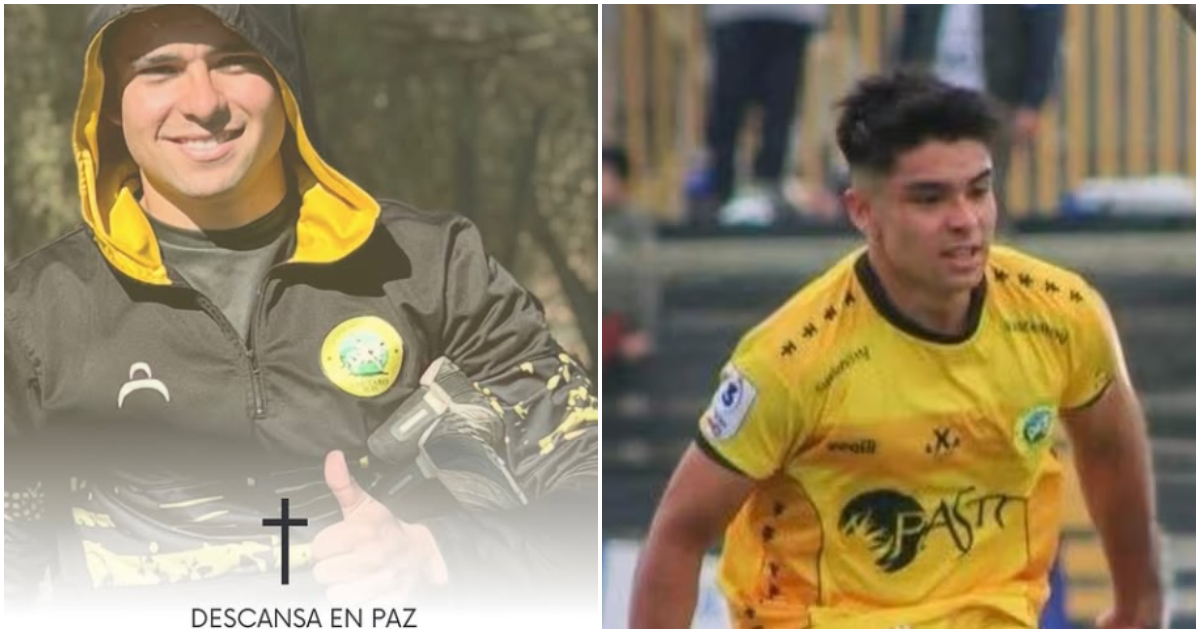 Bastián Farías el fallecido jugador de Lautaro de Buin del fútbol chileno en confuso incidente