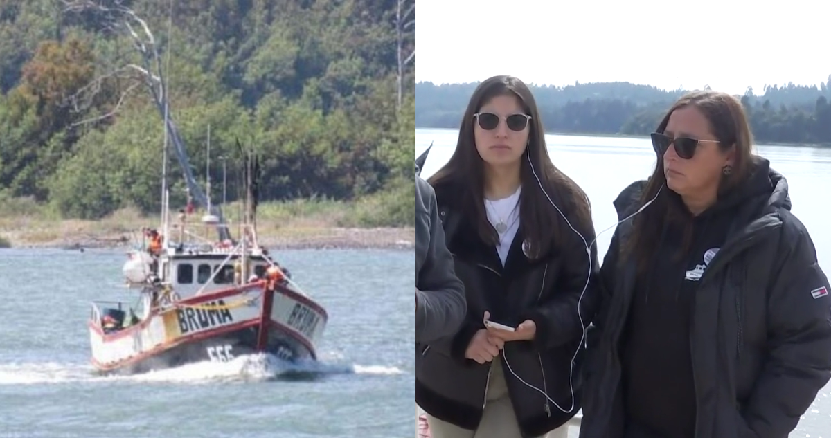 Hijas de víctimas del Bruma y del barco antes del accidente