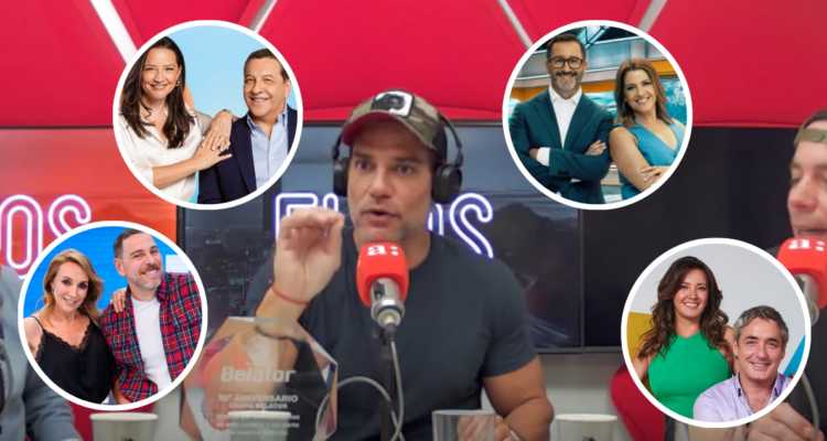 Cristián de la Fuente en programa de Agricultura y en miniatura los animadores de los principales matinales