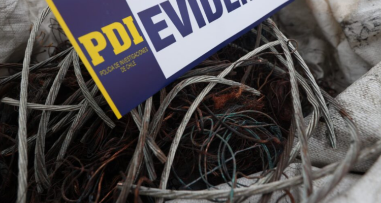 Cables robado por situación que afecta a regiones Coquimbo y el Bío Bío