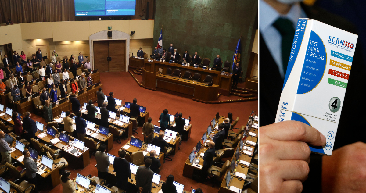 Cámara de Diputados aprueba en particular el proyecto de test de drogas para autoridades del Estado