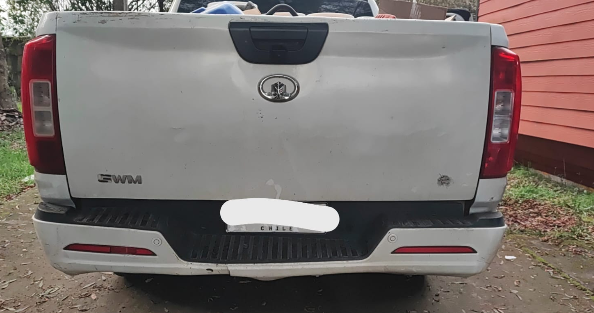 Camioneta recuperada tras robo en Osorno