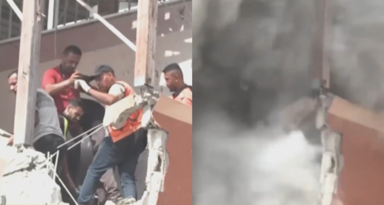 Doble bombardeo israelí contra hospital es tildado de accidente por Netanyahu: hay unos 20 muertos