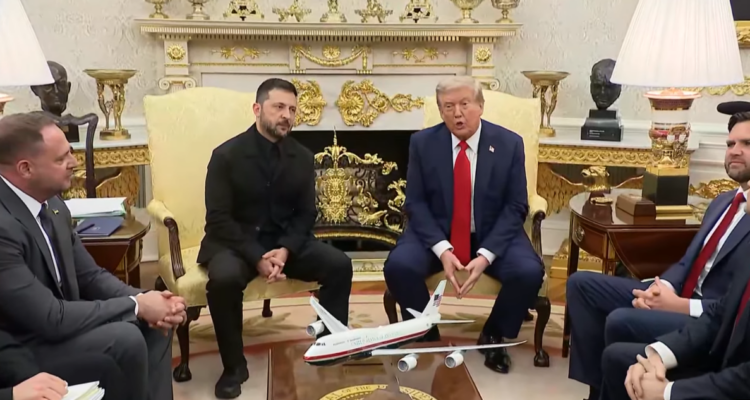 Trump se reúne con Zelenski y afirma: Si todo va bien hoy, tendremos (cumbre) trilateral con Putin