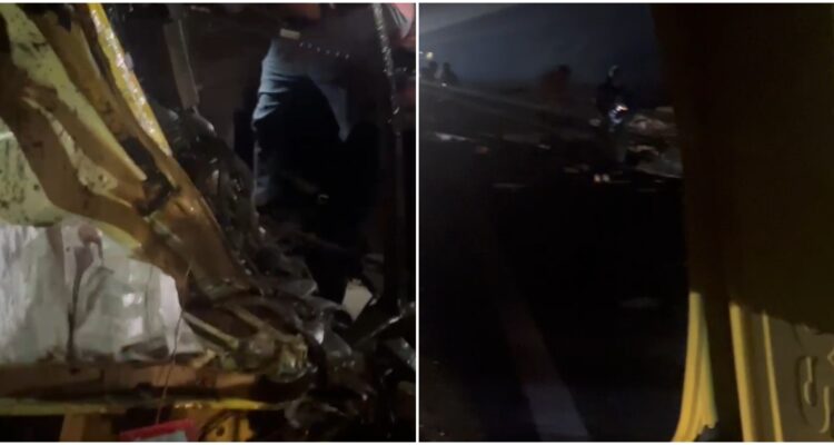 Colisión camiones de la ruta 5 sur