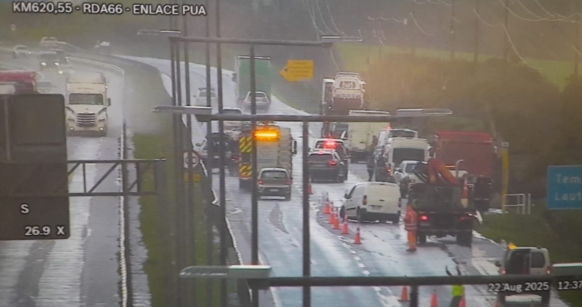 Colisión múltiple en Púa