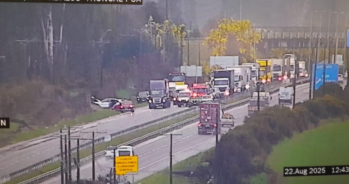 Colisión múltiple en Púa