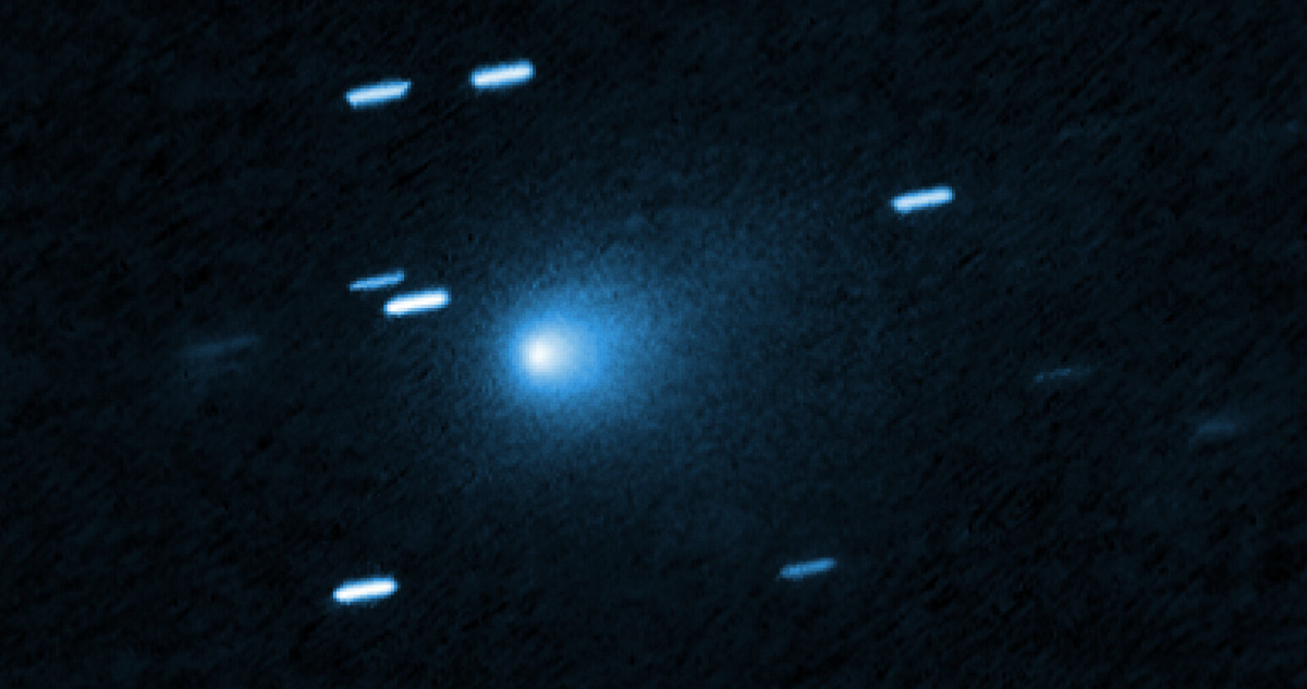 Foto del cometa 3I/ATLAS