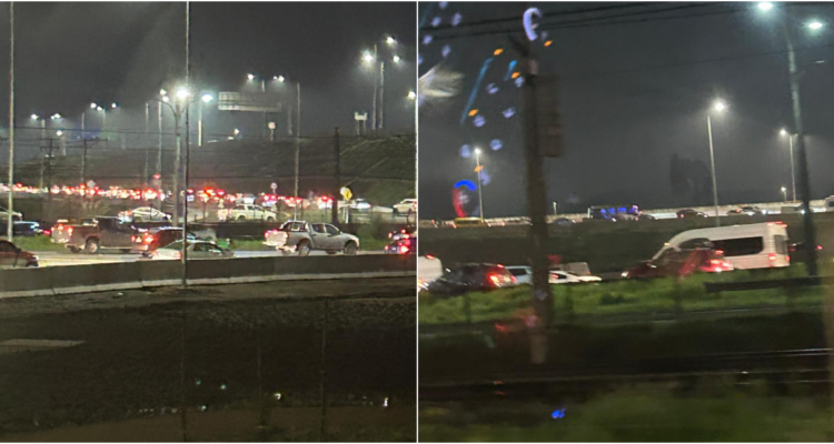 Reportan intensa congestión en San Pedro de la Paz ante marcha blanca de enlaces al Puente Industrial