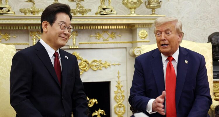 Encuentro de Lee Jae Myung y Donald Trump en la Casa Blanca