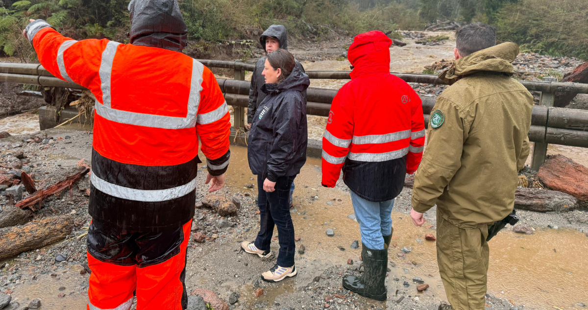 Cortan Carretera Austral entre Caleta Gonzalo y Chaitén por magnitud de las precipitaciones en la zona