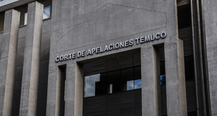Frontis de la Corte de Apelaciones de Temuco por querella presentada contra presidente del estamento