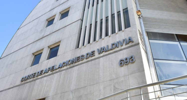 Frontis de la Corte de Apelaciones de Valdivia por rechazo a recurso de dos integrantes de la Liberación Nacional Mapuche