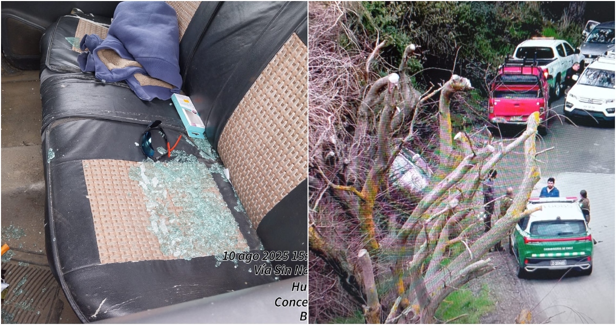 Robos de especies de autos en Caleta Chome