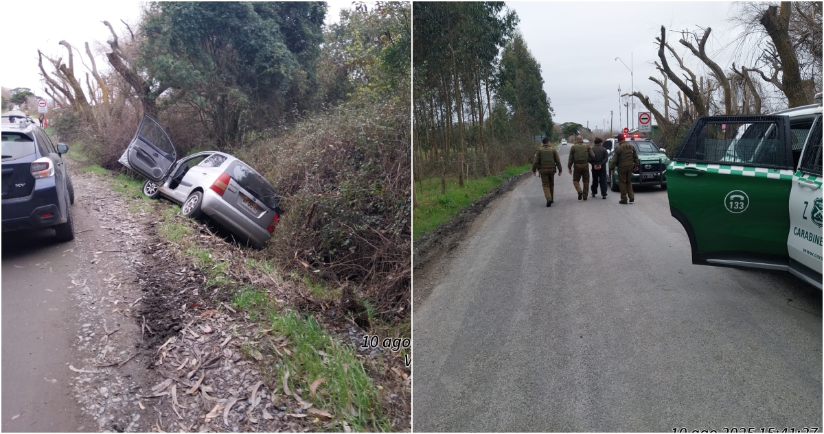 Detenido por robos de especies desde autos en Caleta Chome