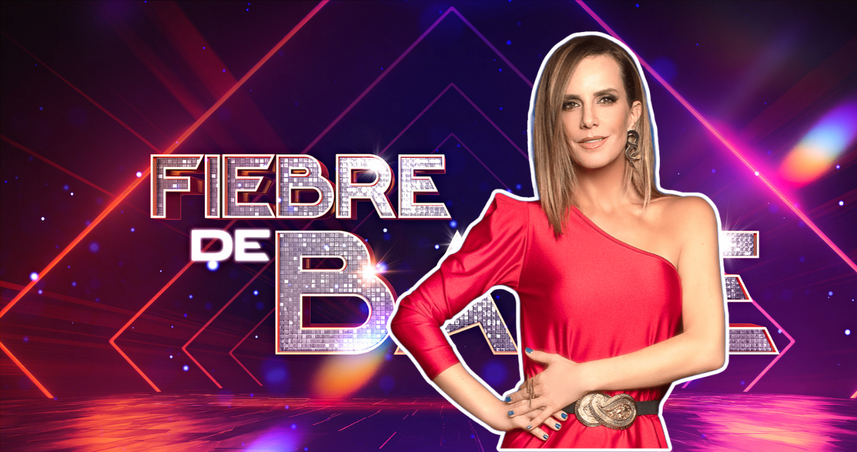 Diana Bolocco y banner de Fiebre de Baile
