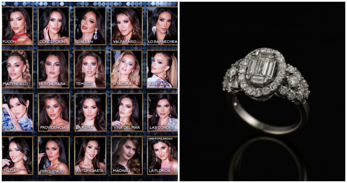 El anillo de diamantes de más de 6 millones de pesos que se llevará la nueva Miss Chile