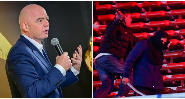 El presidente de la FIFA Gianni Infantino habla tras violentos incidentes entre Independiente y La U