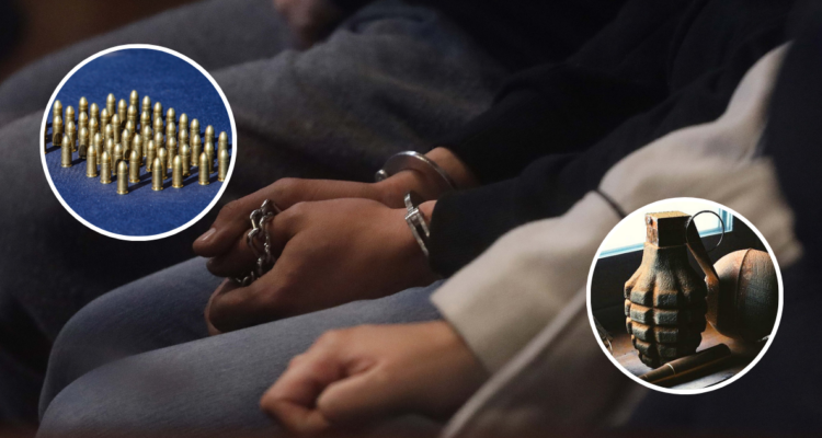 Encuentran a extranjeros portando granada lista para uso y municiones en control preventivo en Calama