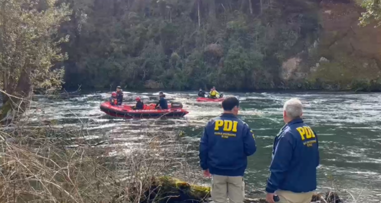 Encuentran cuerpo de hombre que cayó a río Pilmaiquén por querer salvar a joven tras ceremonia mapuche
