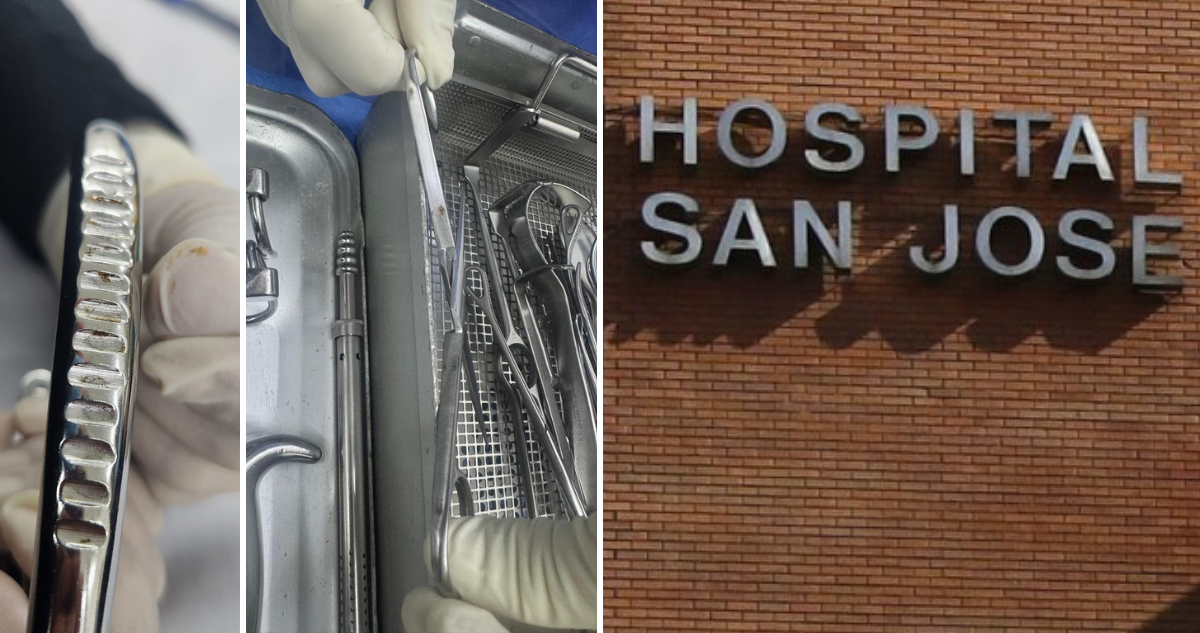 Hospital San José envía cajas quirúrgicas a esterilizar fuera, pero regresan contaminadas igual