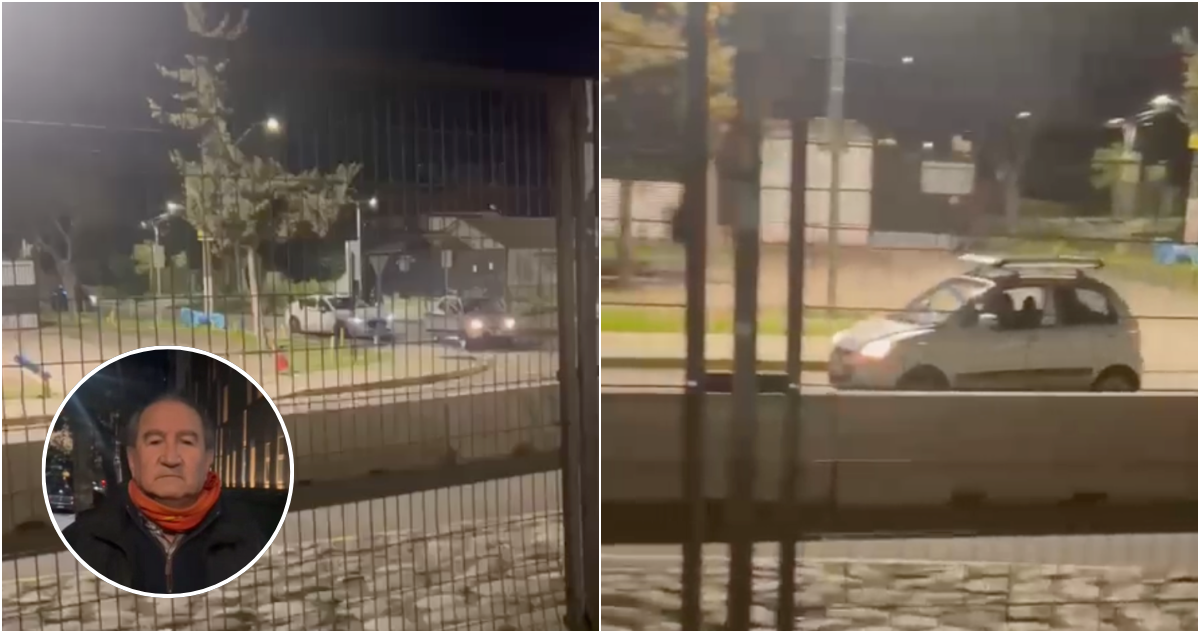VIDEO | Relator Ernesto Díaz Correa sufre violenta encerrona en San Bernardo