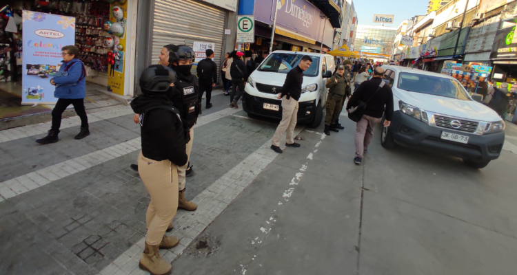 Control de seguridad en Barrio Meiggs