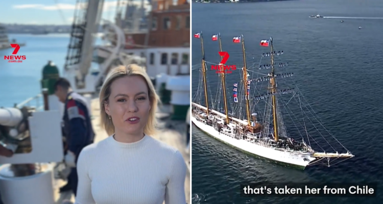 Llegada de la Esmeralda a Australia