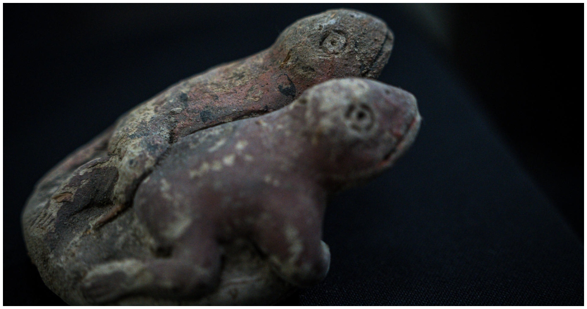 Estatuilla de dos sapos confirma culto al agua de 3.800 años en Perú: investigan cambio climático
