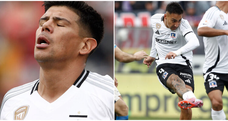 Esteban Pavez y Javier Correa en el Colo Colo Huachipato