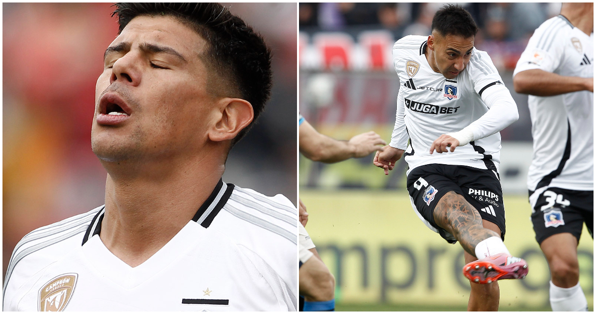 Esteban Pavez y Javier Correa en el Colo Colo Huachipato
