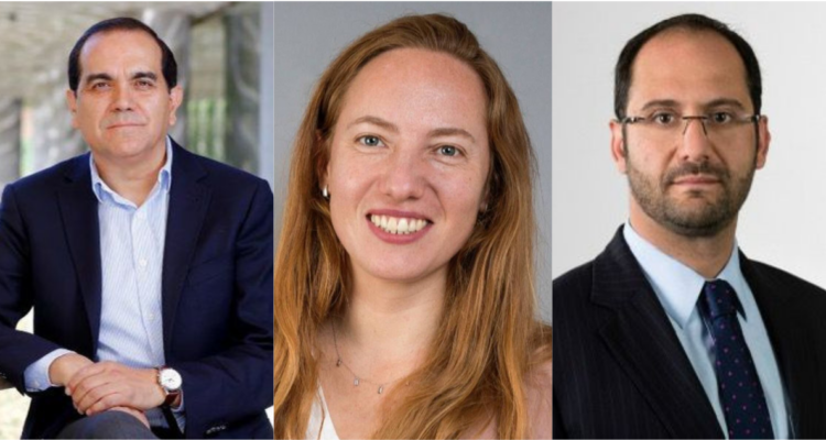 Carlos Maldonado (Demócratas), Magdalena Vergara e Issa Kort (UDI).