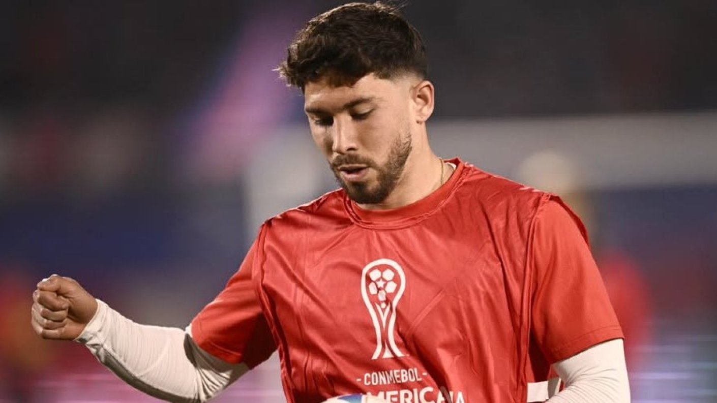 Felipe Loyola entrenando con Independiente
