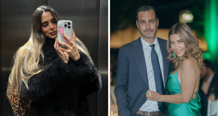Fran Virgilio, esposa de Karol Lucero, y Andrea Marocchino junto a Pancha Merino
