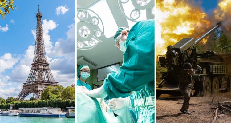 Revelan que Francia ordenó a sus hospitales que se preparen para una guerra y recibir miles de heridos