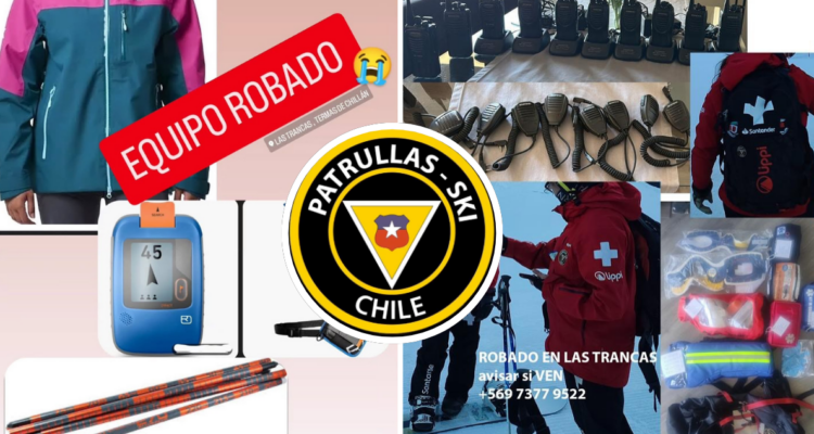 Patrulla de Ski de Nevados de Chillán sufre millonario robo: piden ayuda para encontrar equipos