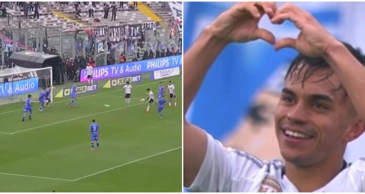 gol de Colo Colo de Vicente Pizarro a La U en Superclásico 198 de la Liga de Primera