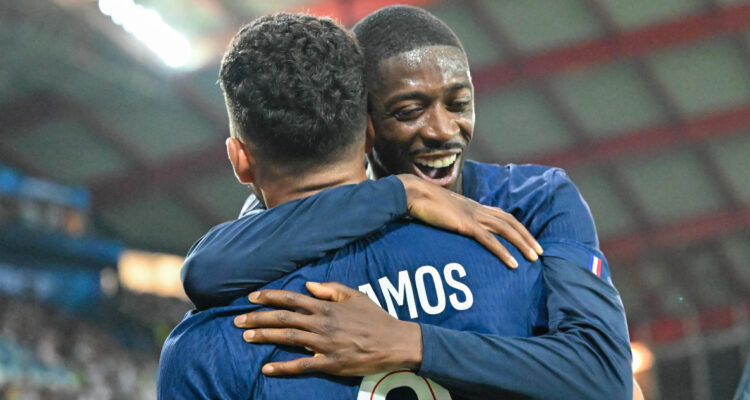 Goncalo Ramos celebra su gol en la final de Supercopa de Europa entre PSG y Tottenham