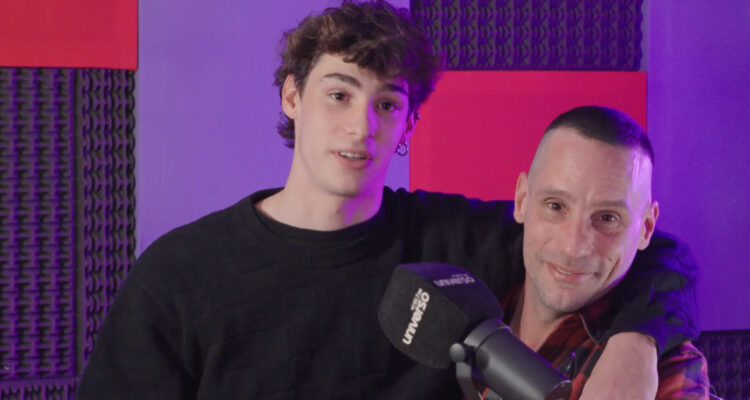 Gonzalo Valenzuela y su hijo