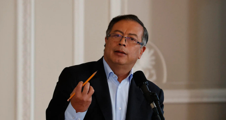 El presidente de Colombia, Gustavo Petro