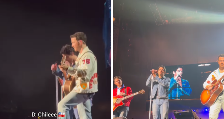 Habló en español y elogió al país: chilena conversó con Joe Jonas en pleno concierto en EEUU