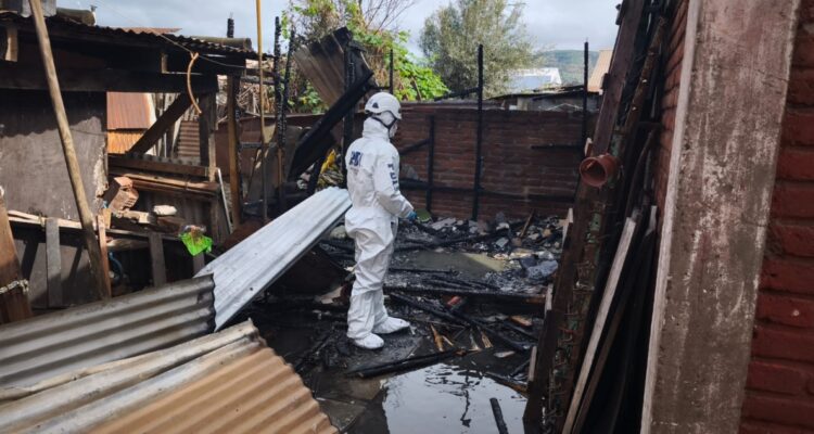 Hombre muere en incendio de vivienda en Quillota